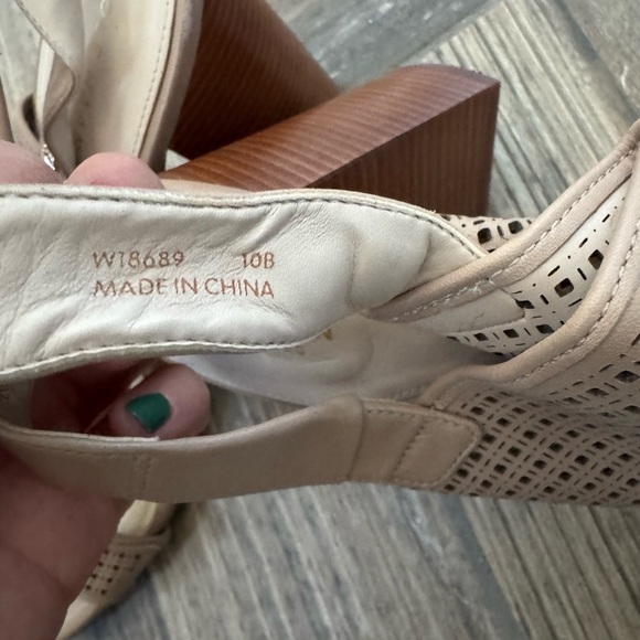 Cole Haan Leather Kim City Slingback Block Heel Sandal size 10 - Picture 4 of 9